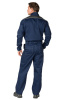 Комбинезон мужской летний "Профессионал" тёмно-синий/тёмно-серый