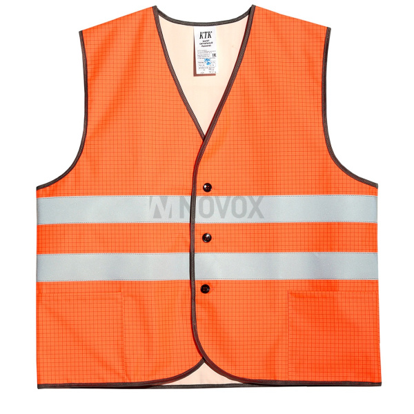 Жилет сигнальный огнестойкий Прометей СОП-2 (тк.Полиэфир,250) тип-3, оранжевый