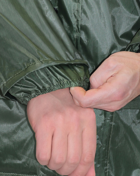 Плащ влагозащитный Стандарт (210 гр/м2) зеленый