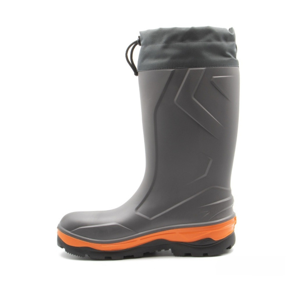 Сапоги "Патриот" с подошвой ПУ/нитрил, КП и КС тёмно-серый/светло-серый