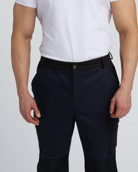 Брюки Милан NEW CH МВО (тк.Смесовая,270), т.синий/черный