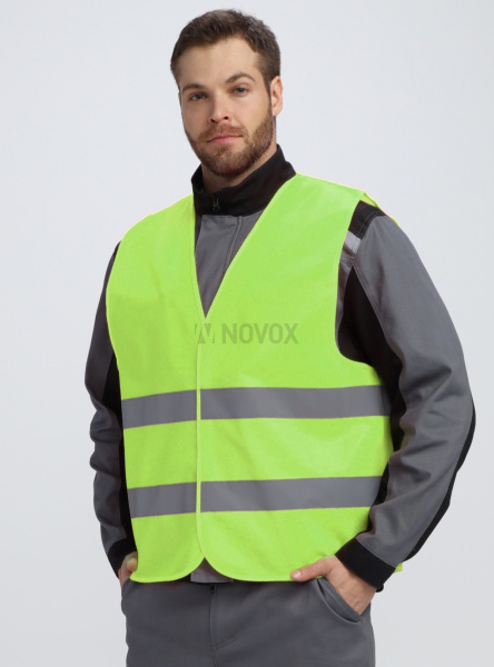 Жилет сигнальный ProfLine Base (тк.Полиэфир,100), желтый (СОП-2)