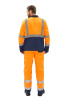 Костюм летний сигнальный Скандин куртка/полукомб. оранжевый/т.синий