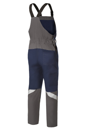 Полукомбинезон ТЕЙКЕР Проф темно-синий/темно-серый