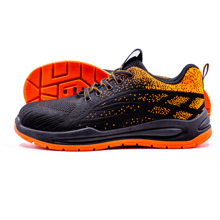 Кроссовки рабочие, КП, ПУ/ТПУ, черный/оранжевый (арт. 5334К)