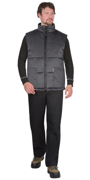 Жилет утепленный УНИВЕРСАЛ тёмно-серый