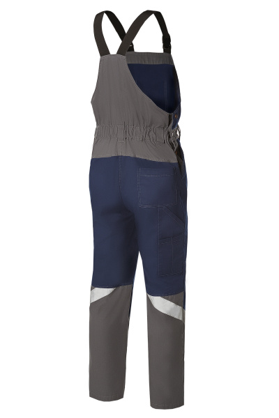 Полукомбинезон ТЕЙКЕР Проф темно-синий/темно-серый
