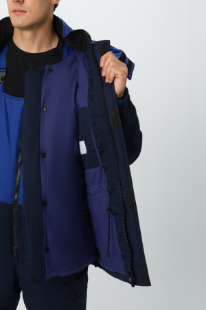 Костюм зимний Эксперт-Антистат МВО (тк.Смесовая,245) п/к, т.синий/васильковый