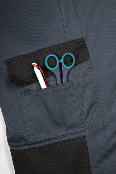 Костюм зимний "Вектрон-2" СОП (тк.Смесовая,240) п/к, черный/красный/серый