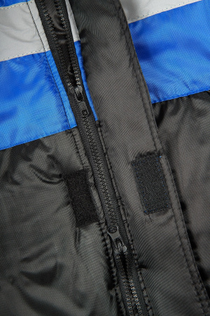 Костюм зимний "Мегрес-2" СОП (тк.OxLine,90) п/к, васильковый/черный