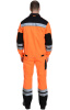 Костюм "Профессионал-2", куртка, п/к, с СВП (СОП) оранжево-черный