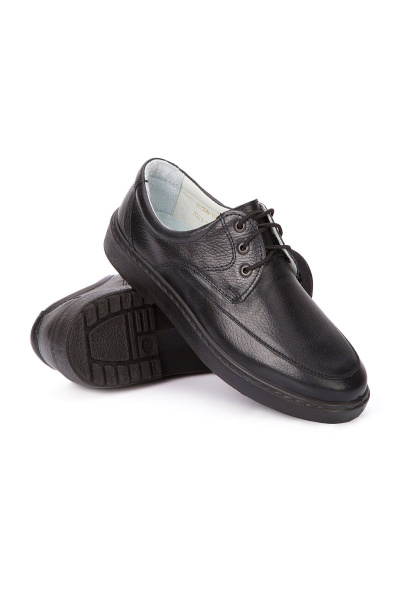 Полуботинки "Инженер", ПУ, цвет черный