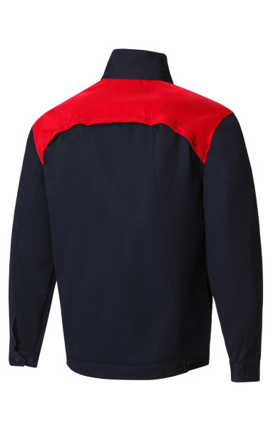 Костюм сварщика Прометей темно-синий-красный, куртка, брюки