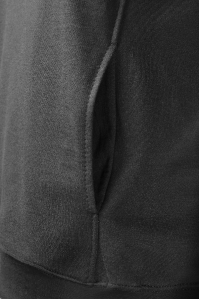 Худи футер с начесом 240 гр/м2 черное