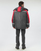 Куртка зимняя "Лигор" СОП (тк.OxLine,90), т.серый/красный