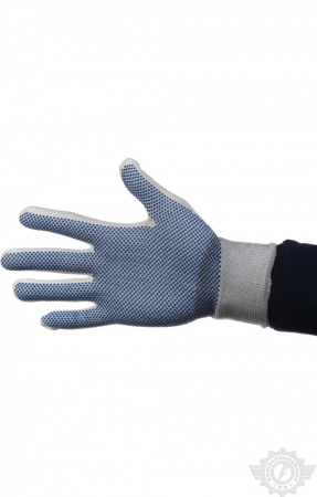 Перчатки нейлоновые с ПВХ