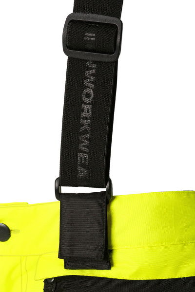 Брюки ЮНИОНВОРКВЕАР Хай-Вис (UNIONWORKWEAR Hi-Vis) Визибл демисезонные желтые