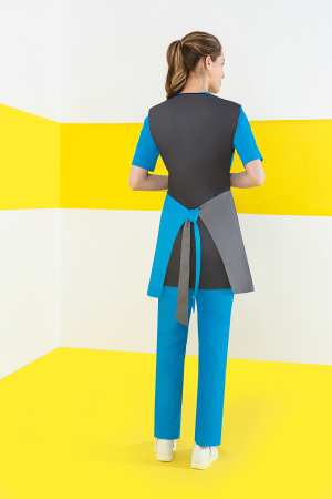 Фартук КЛИНПЛЕКС (CLINPLEX) ВИТА комбинированный графит/голубой/серый