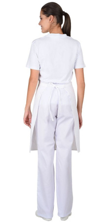 Фартук повара без грудки (бязь) белый, (кратно 10 шт.)