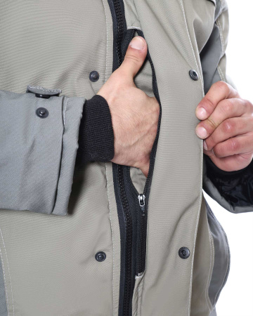 Костюм «ОЗОН» зимний, куртка/брюки, св.оливковый/т.оливковый