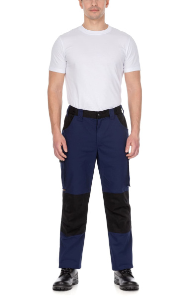 Костюм "STATUS" NEW (Статус), куртка, брюки, темно-синий с черным