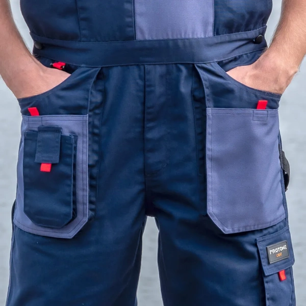 Полукомбинезон PROTONE LIGHT, синий/т.синий/оранжевый