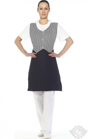 Фартук-жилетка "Маша" синяя