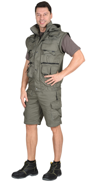 Костюм "Тигр" куртка, брюки (тк. Rodos 245) Оливковый