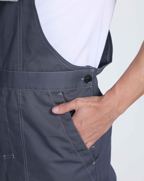 Костюм "Флофт-2" Премиум СОП (тк.Смесовая,240) п/к, т.серый/серый/красный