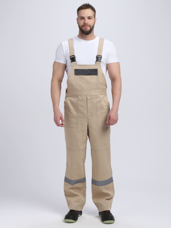 Костюм "Лигор-2" СОП (тк.Смесовая,210) п/к, бежевый/т.серый