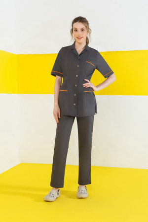 Костюм КЛИНПЛЕКС (CLINPLEX) ВИТА Лайт женский графит с оранжевым