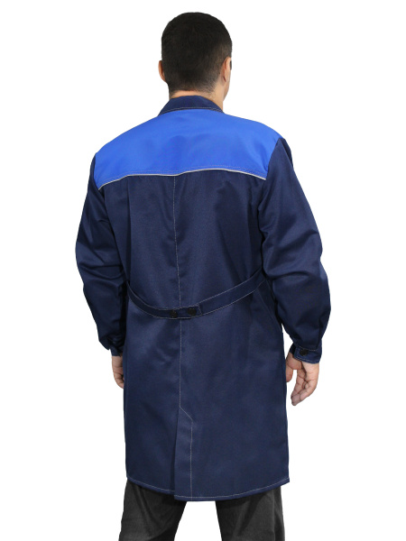 Халат мужской "Нова" цв. син/вас