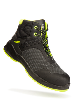 Ботинки ТЕЙКЕР (TAKER) КП, КС, ПУ/ПУ, черные/зеленые