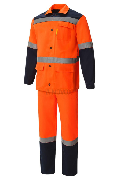 Костюм Коммунальщик сигнальный оранжевый/т.синий