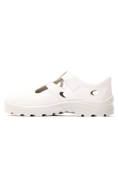 Полуботинки (сандалии) АЛМИ с перфорацией арт 80302 011600 МИНПРОМТОРГ МП, ПУ, белый