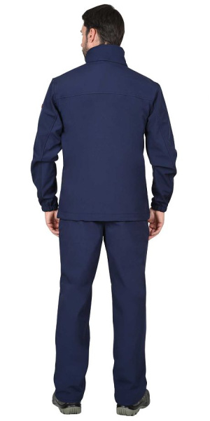 Куртка "Азов" синий софтшелл пл 350 г/кв.м (ЧЗ)