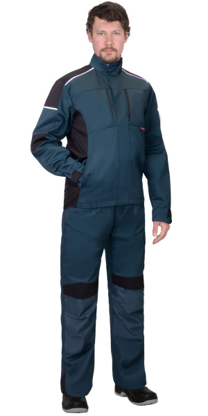 Куртка ЦИТРИН морена с черным (ЧЗ)