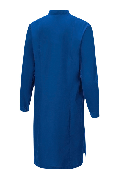 Халат ЭВЕЛИН с длинным рукавом женский василек/темно-синий