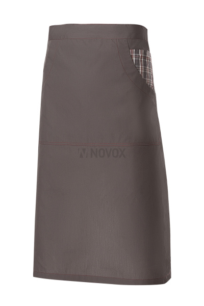 Фартук поварской РИСТРЕТТО ШЕФ темно-серый