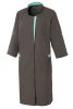 Халат ЭВЕЛИН женский рукав 3/4 графит/мятный