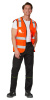 Жилет сигнальный "Ультра" оранжевый, 4СОП