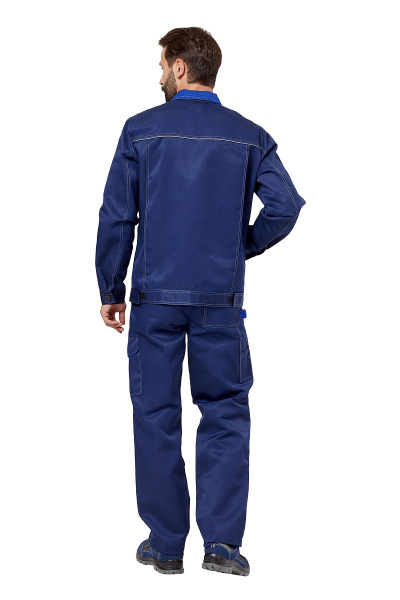 Костюм "Страйк 1", куртка, брюки, цвет синий/василек