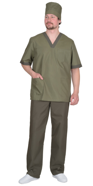 Костюм "РЕАЛ" мужской оливковый с хаки