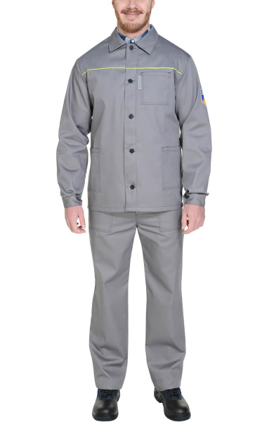 Костюм "Труд" рабочий ( эконом ), куртка, брюки, темно-серый