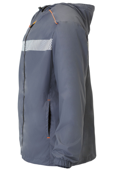 Ветровка КОТПРОФИ на сетке серая