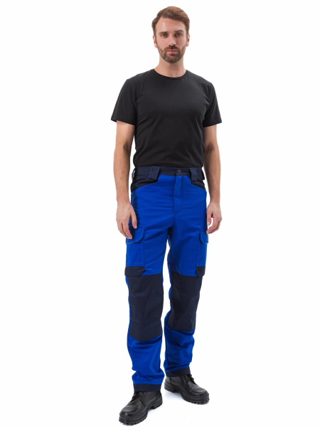 Костюм "ГОРОД" куртка/брюки, цвет: ВАСИЛЕК/Т.СИНИЙ