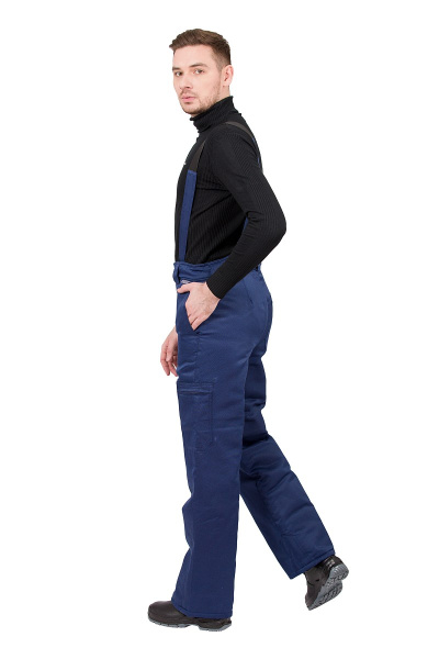 Брюки рабочие мужские зимние "Прим" цвет темно-синий