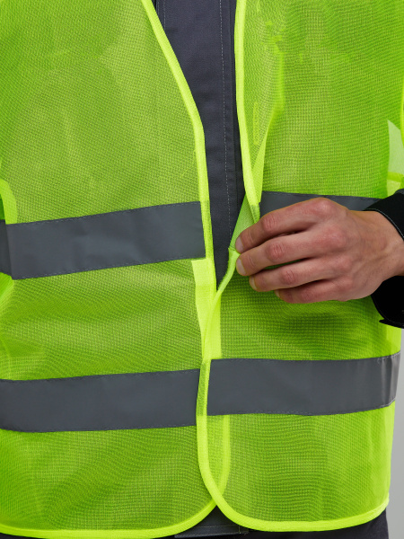 Жилет сигнальный ProfLine Base (тк.Полиэфир,60), желтый (СОП-2)