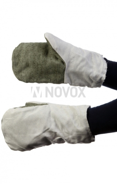 Рукавицы утепленные с брезентовым наладонником