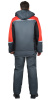 Костюм зимний "ФАВОРИТ-МЕГА-РОСС", куртка дл., п/к, тёмно-серый с красным, чёрным и СОП